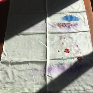 Unique Vintage Silk Scar of Mt. Fuji